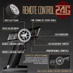 BMW Half Scale 1:16 RC Drift Car 40 KM/H - Image 4