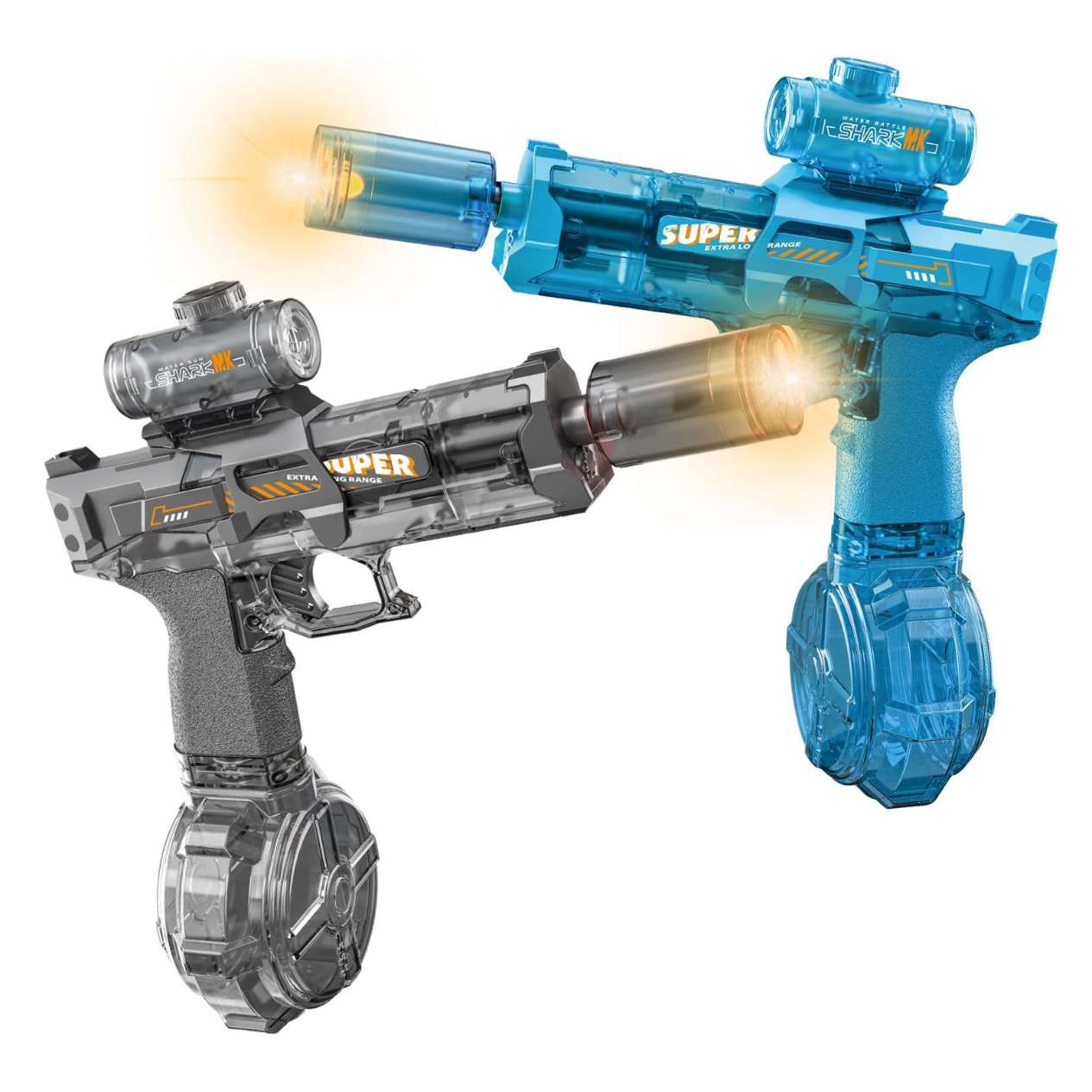 71ukUfc-PqL-100kb Automatic Electric Water Gun with LED Light Up Muzzle - Image 1